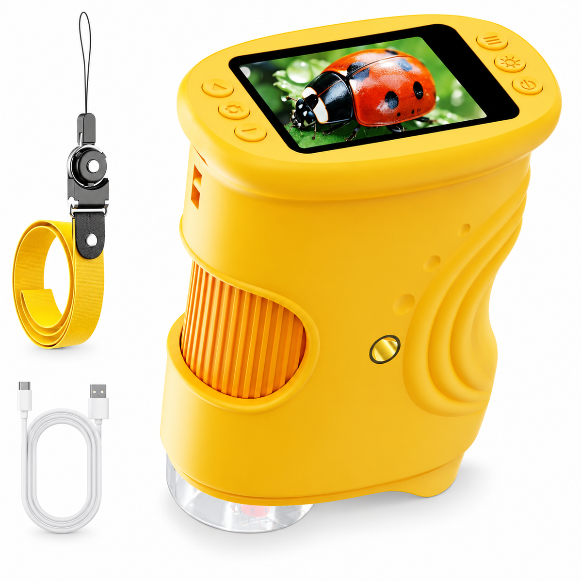 2-Inch Rechargeable Handheld Kids Microscope