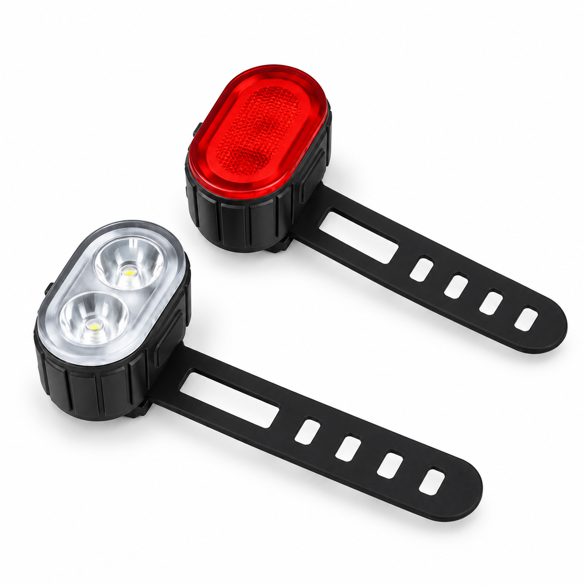 Rechargeable Bicycle Front and Rear Light Options