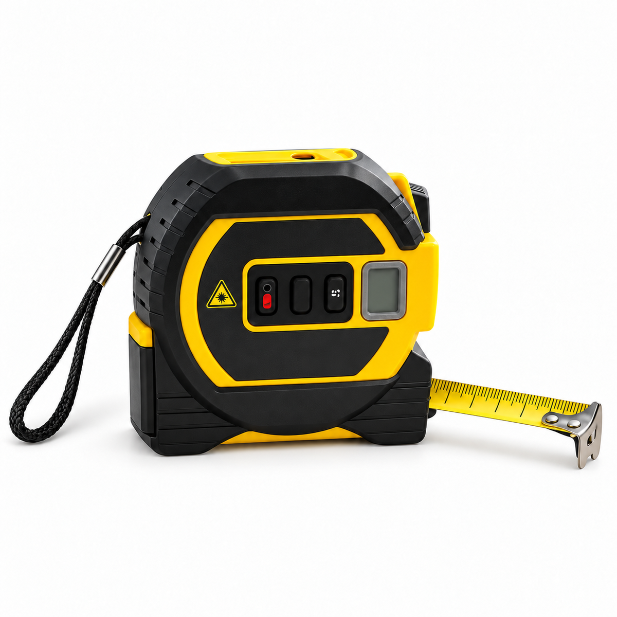 Laser Distance Meter with Integrated 5 m Tape