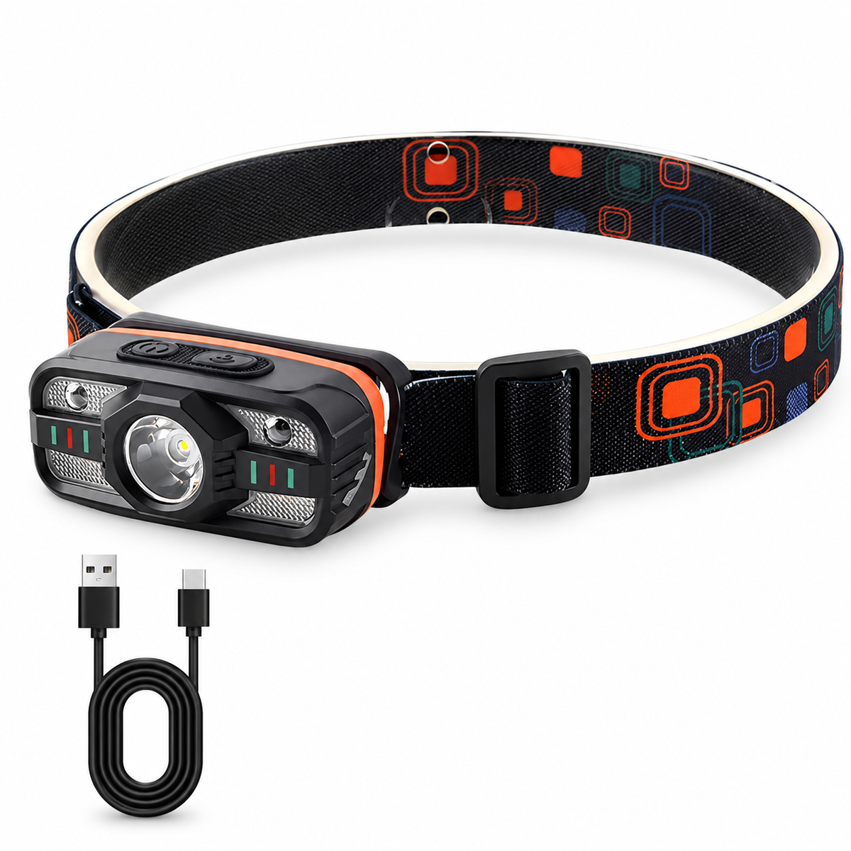 USB Rechargeable LED Headlamp