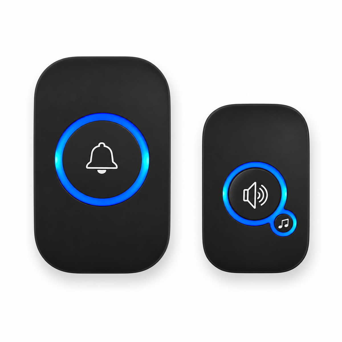 Wireless Doorbell with Adjustable Chime Receiver