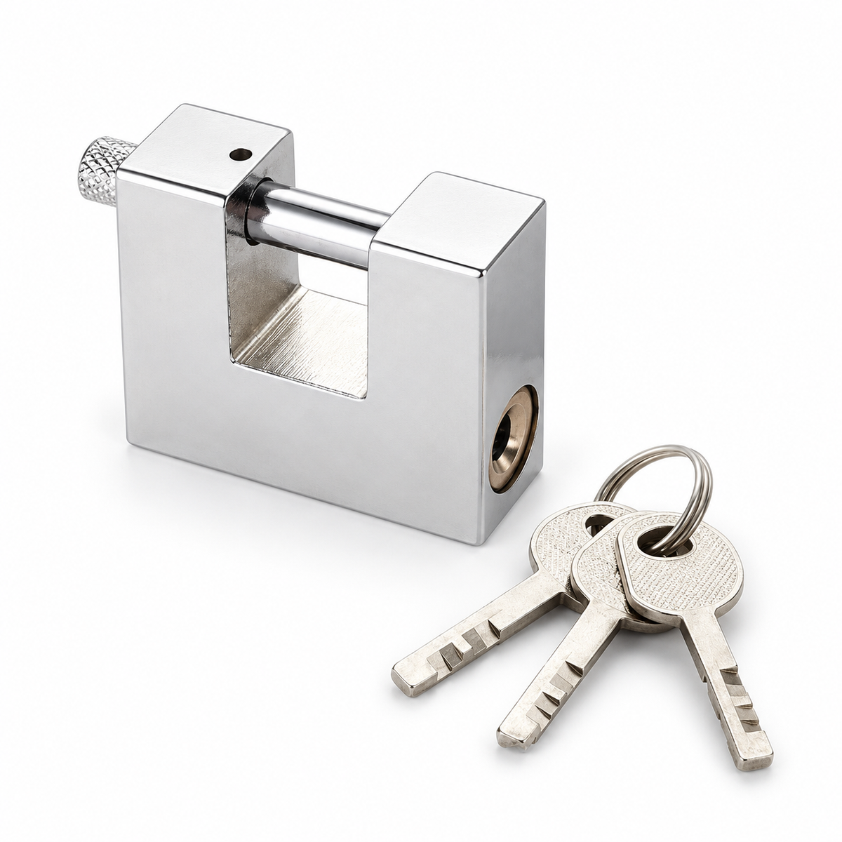 Rectangular Horizontal-Opening Padlock
