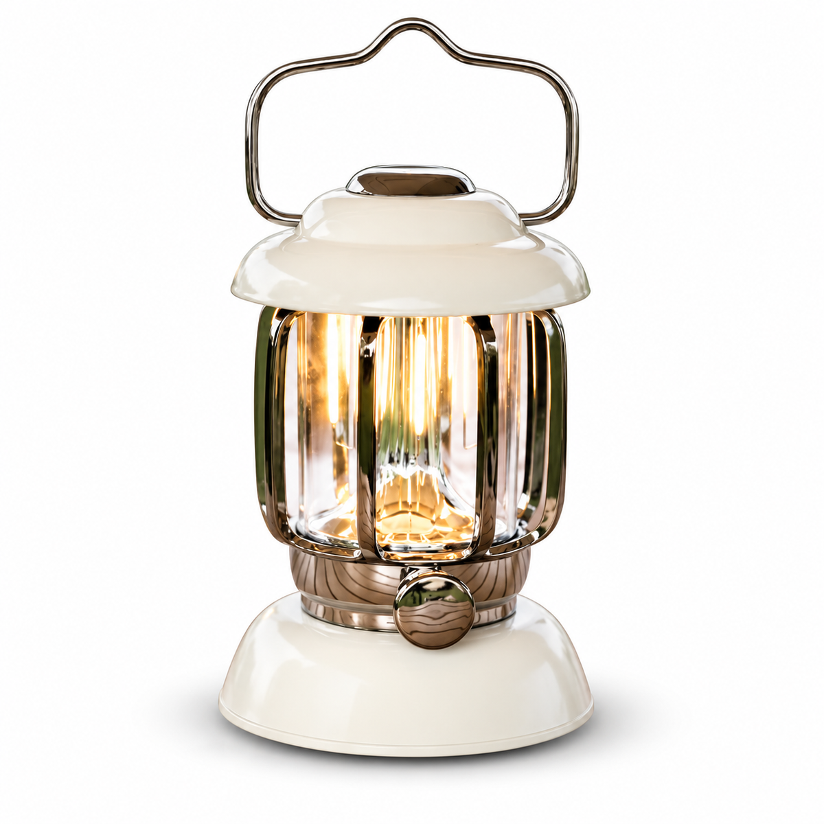 Retro Rechargeable Camping Lantern with Dimmer