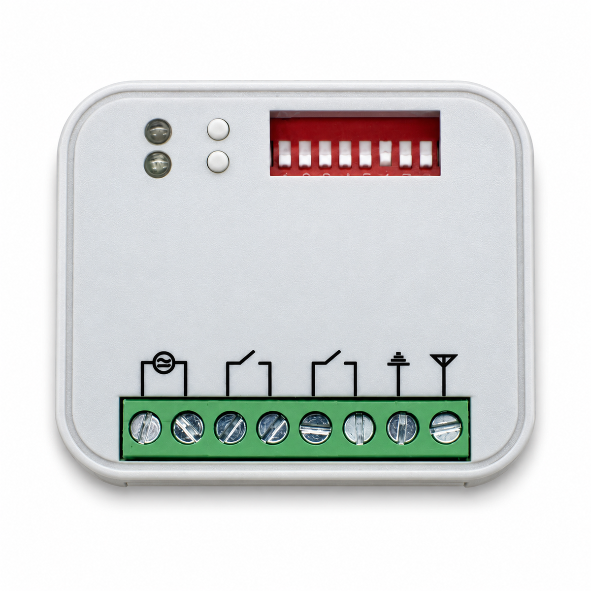 Garage Door Receiver Switch Controller AC/DC 9V-30V 220V 2 Channels 300MHz to 868MHz 433.92MHz Gate Remote Control Receiver