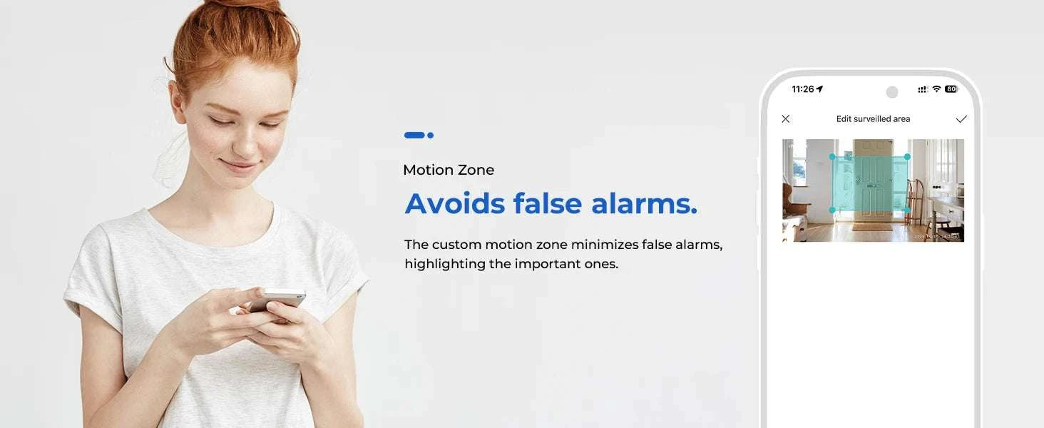 IMILAB C22 3K Indoor Security Camera 360° View Night Vision-C22 White US Plug / United States