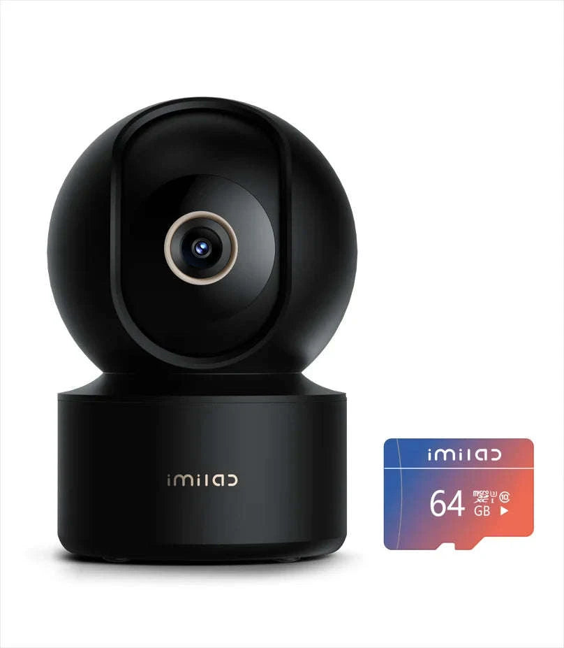IMILAB C22 3K WiFi Indoor Security Camera with AI Detection-C22 Black No Plug / China Mainland