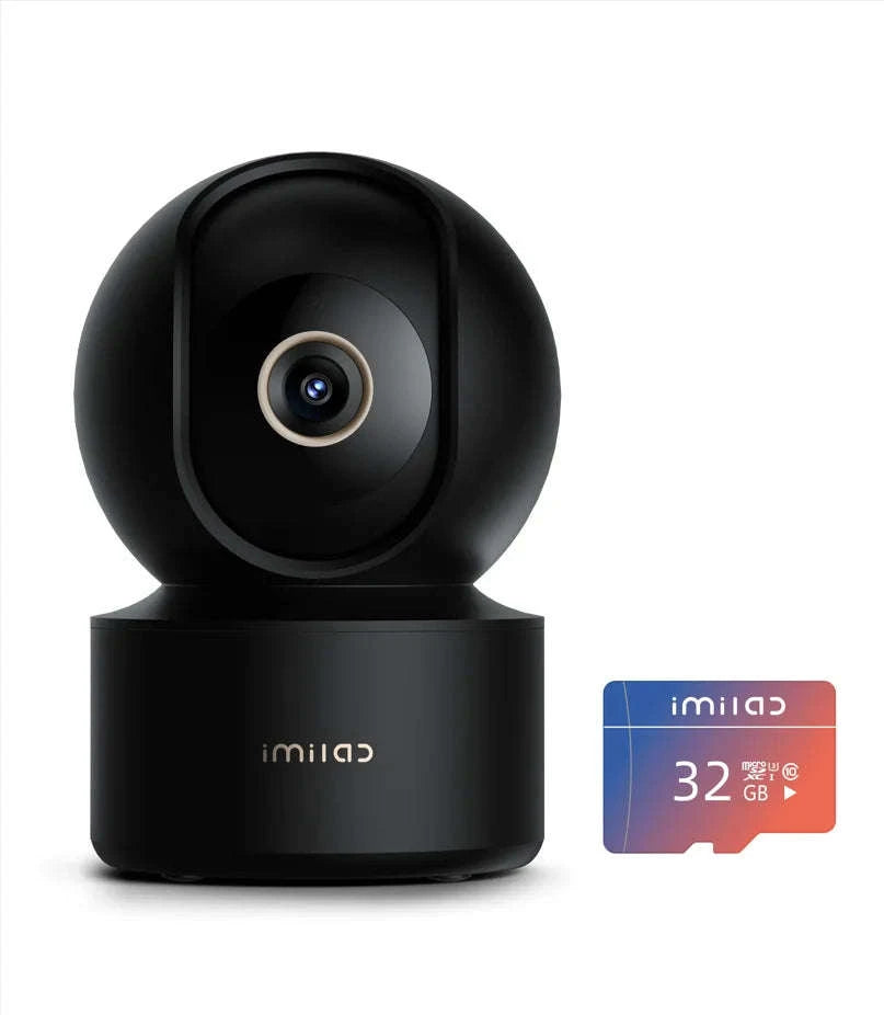 IMILAB C22 3K WiFi Indoor Security Camera with AI Detection-C22 Black No Plug / China Mainland