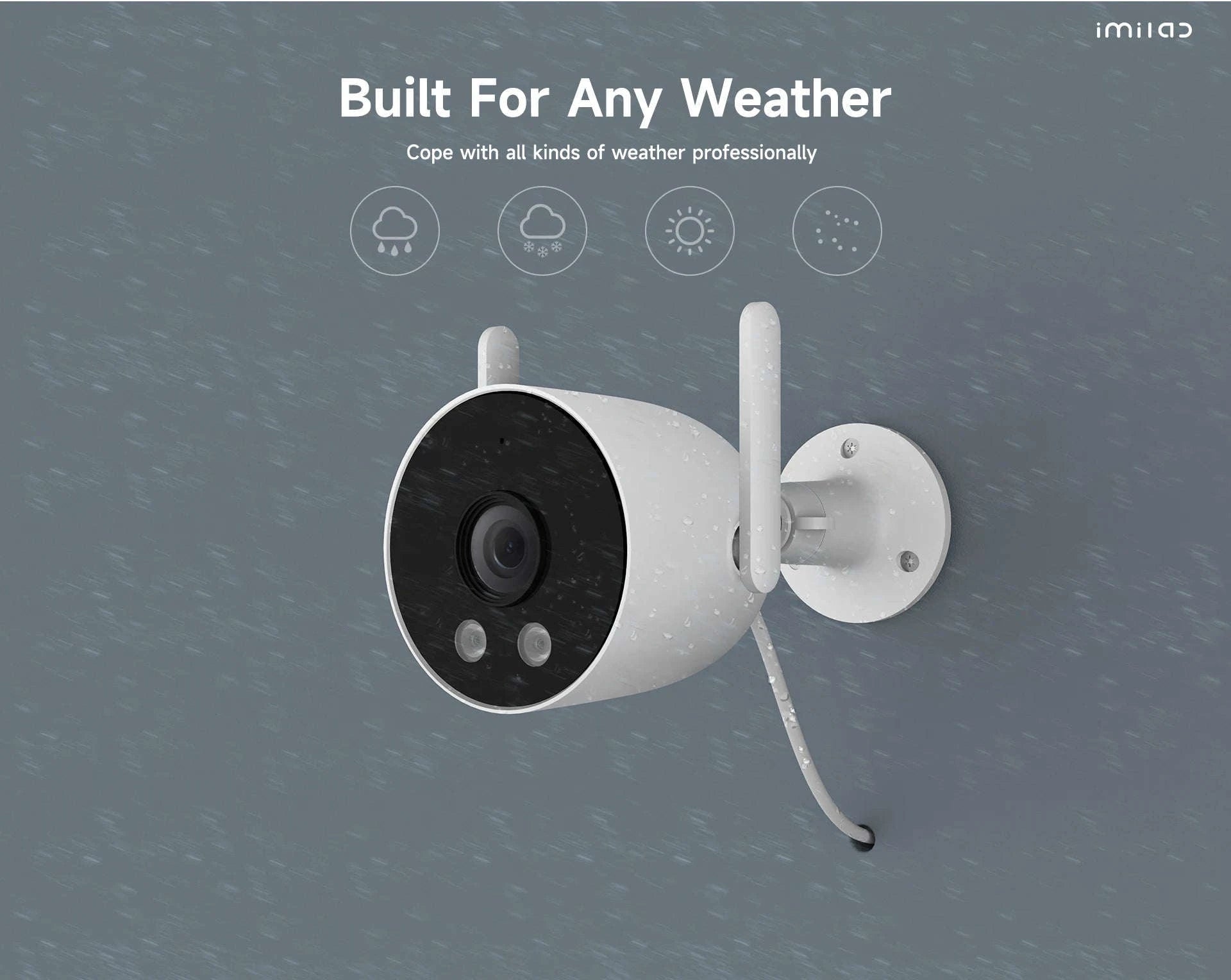 IMILAB EC3 Lite 2K Outdoor WiFi Security Camera with Color Night Vision-EC3 Lite 2K / EU Plug / China Mainland