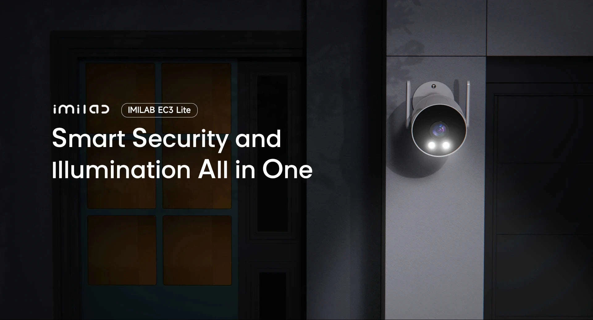 IMILAB EC3 Lite 2K Outdoor WiFi Security Camera with Color Night Vision-EC3 Lite 2K / EU Plug / China Mainland