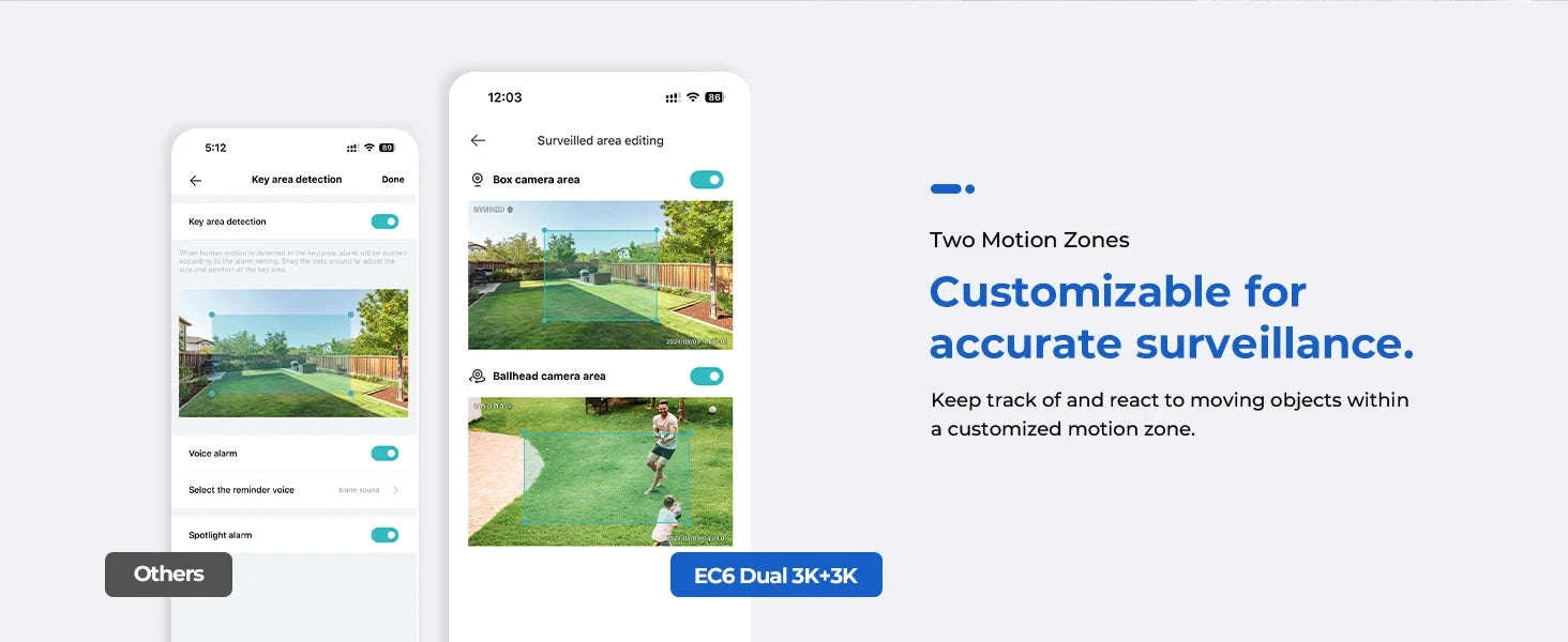 IMILAB EC6 Dual 10MP Outdoor WiFi Security Camera-EC6 Dual Pro / US Plug / China Mainland