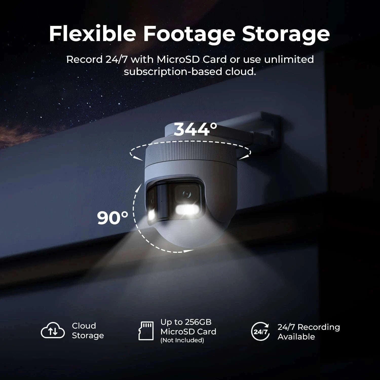IMILAB EC6 Panorama 6MP 180° WiFi Outdoor Security Camera-EC6 Panorama 3.5K / Cam Add 32G / US Plug|China Mainland
