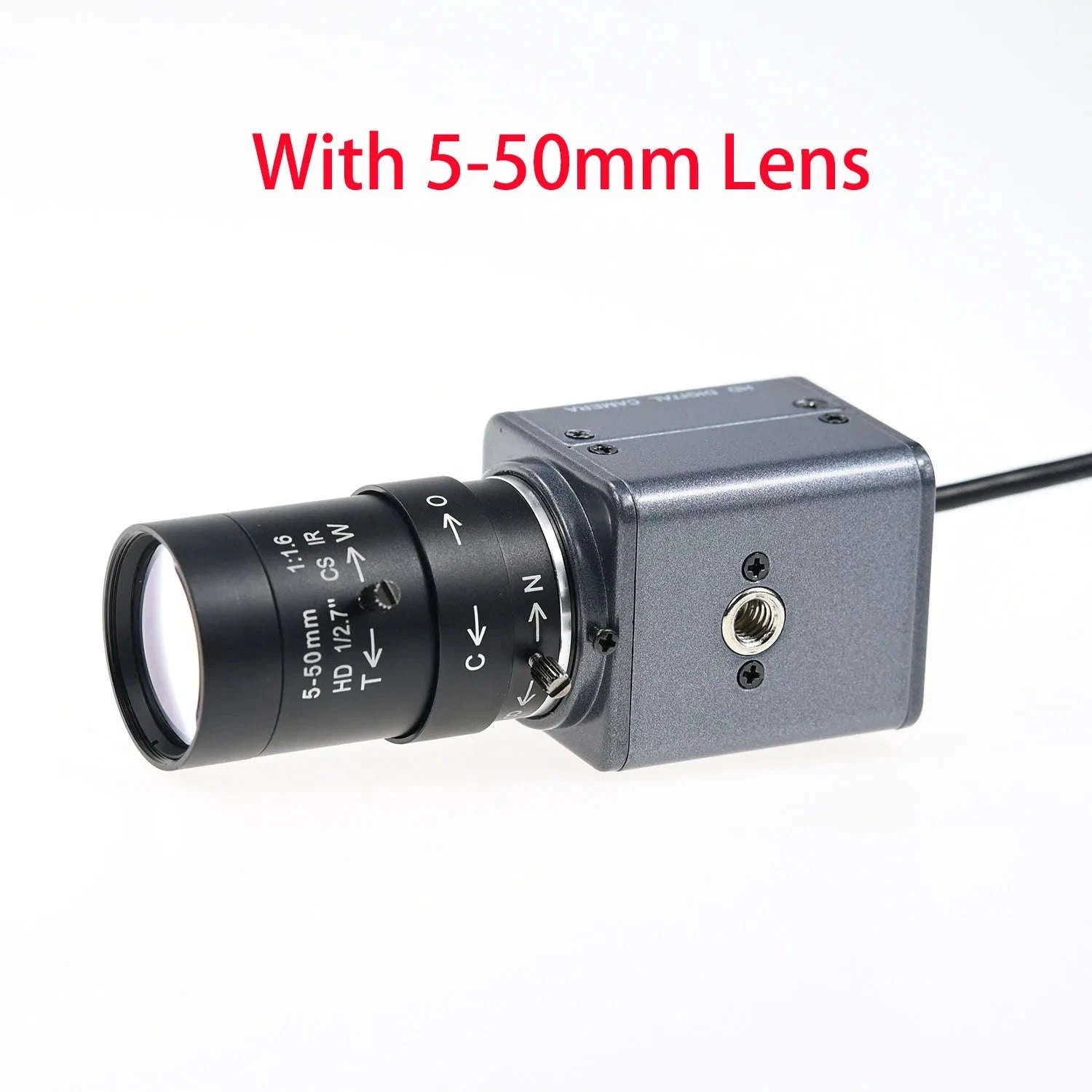 IMX179 HD USB Camera 8MP Varifocal Mini USB Webcam-12mm Fixed Focus