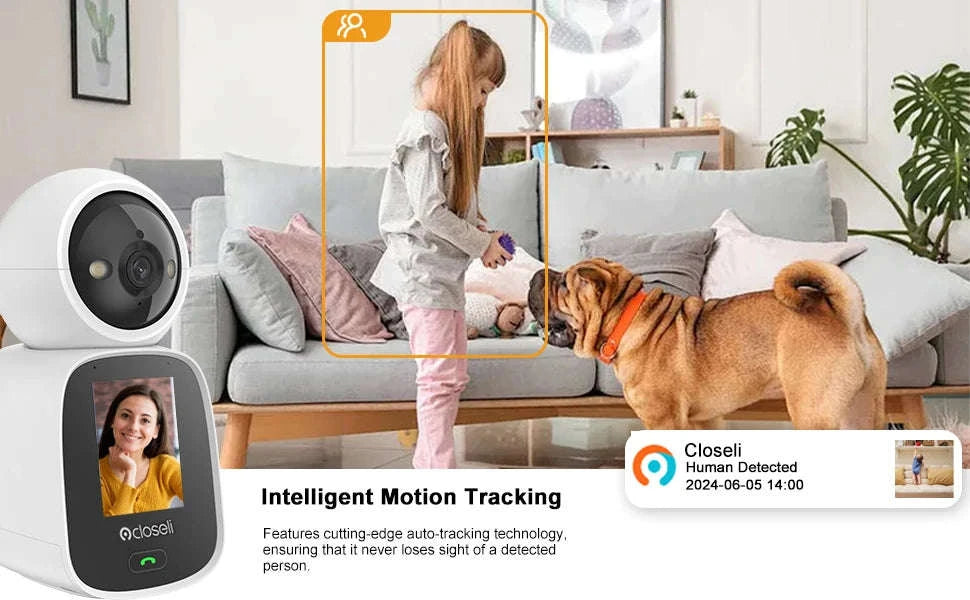 Indoor Security Camera 5MP Dome with Smart WiFi Control-CL200 / EU Plug / 3.6mm|GERMANY