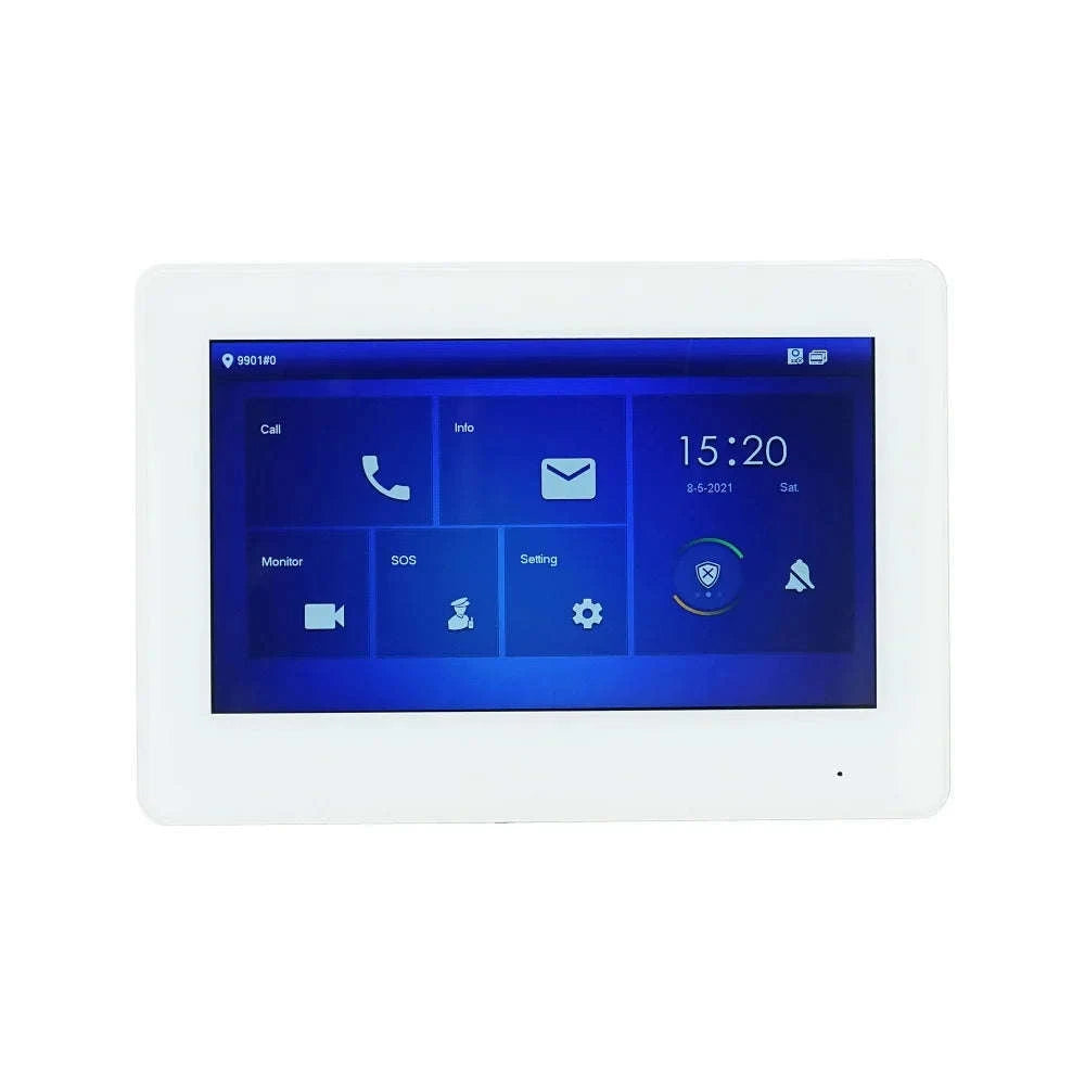 Indoor Video Intercom Monitor 7″ PoE Touch Display-with logo black / Poland