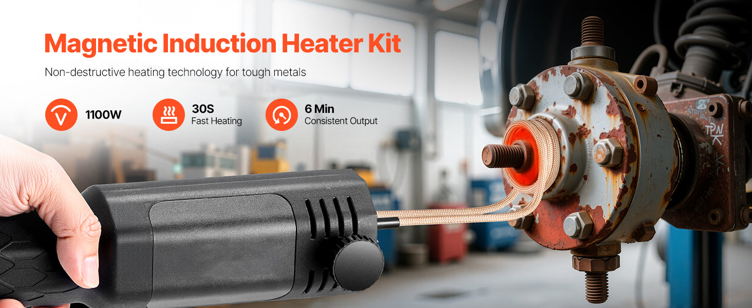 SucceBuy Induction Heater Bolt Removal Nut Buster Tool Mini Heating Machine for Rusty Screw Removing Car Garage Repairing Tools