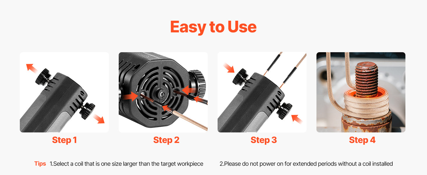 SucceBuy Induction Heater Bolt Removal Nut Buster Tool Mini Heating Machine for Rusty Screw Removing Car Garage Repairing Tools