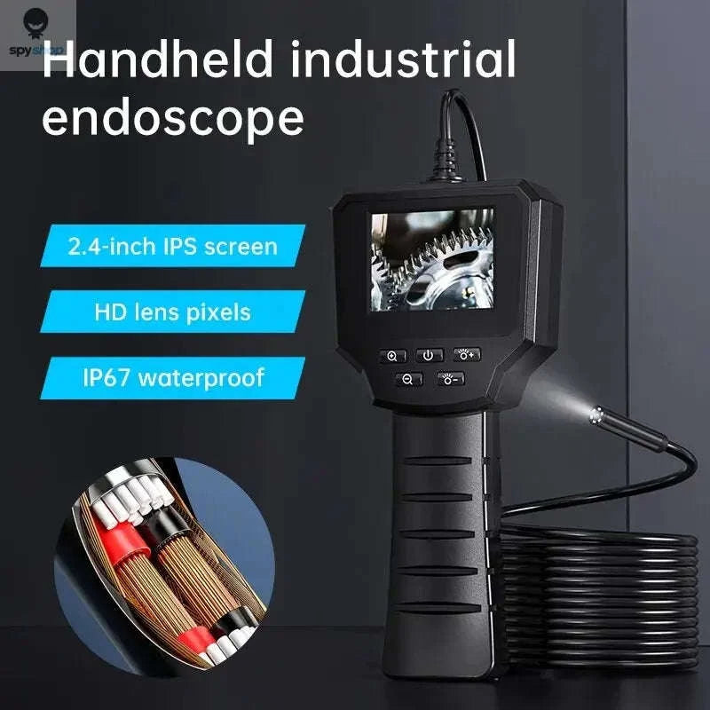 Industrial Endoscope Camera – 1080P Inspection Tool with IPS Screen-4.3inch Single Lens / 10m