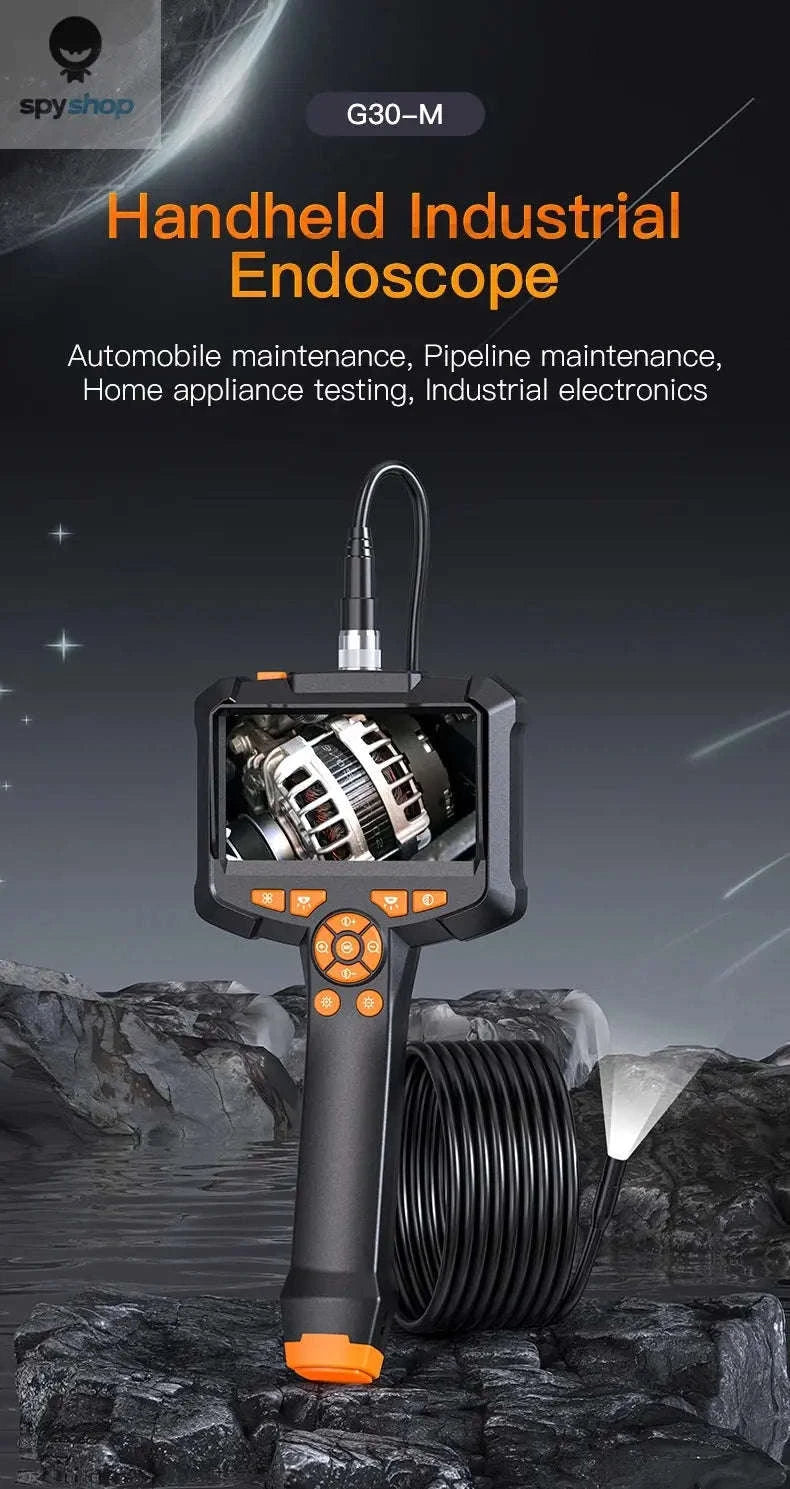 Industrial Endoscope Camera – 1080P Inspection Tool with IPS Screen-4.3inch Single Lens / 10m