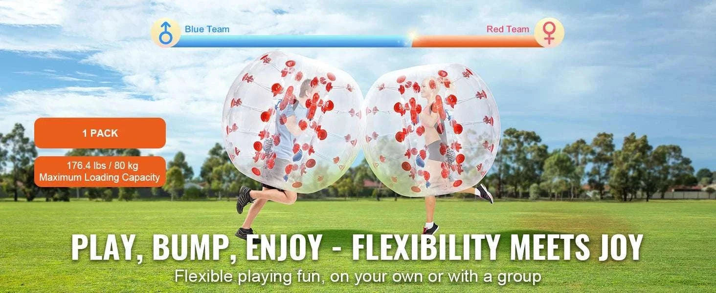 Inflatable Bumper Ball 4FT Bubble Soccer Ball for Teens & Adults-transparent 1pcs / CZECH REPUBLIC
