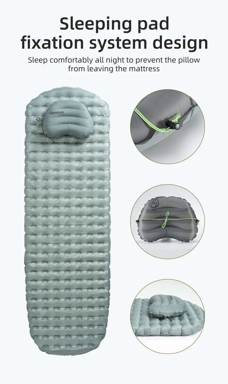 Inflatable Camping Pillow Lightweight Travel Pillow for Hiking & Flights-600085002