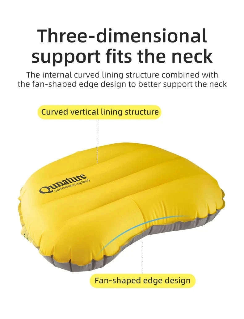Inflatable Camping Pillow Lightweight Travel Pillow for Hiking & Flights-600085002