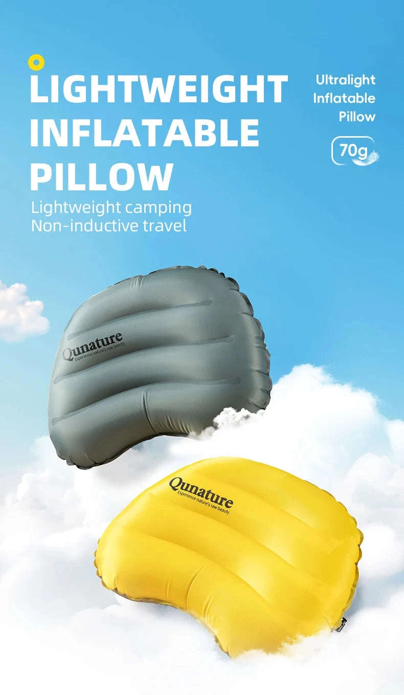 Inflatable Camping Pillow Lightweight Travel Pillow for Hiking & Flights-600085002