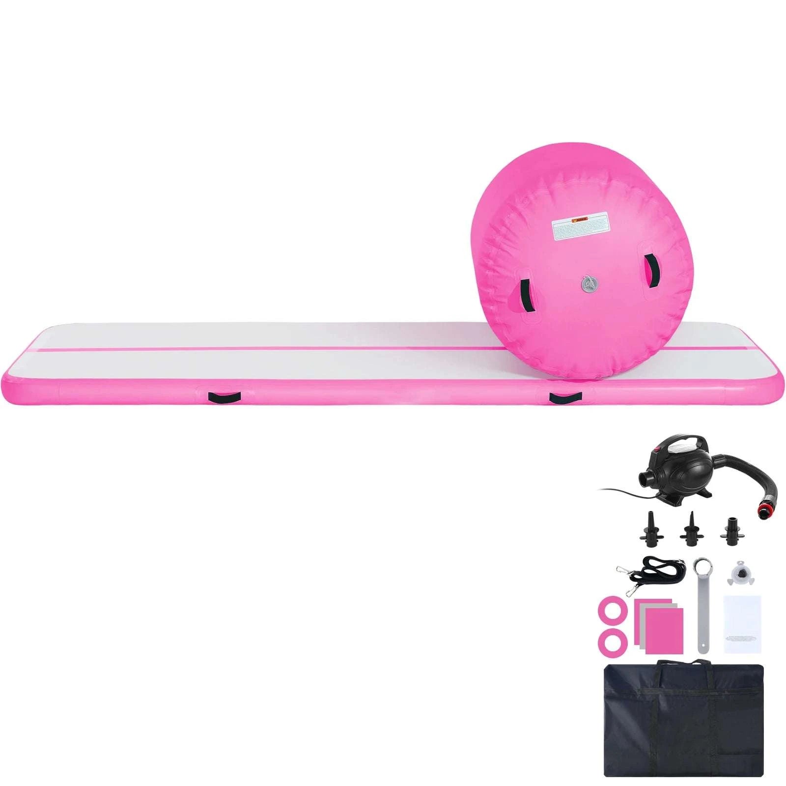 Inflatable Gymnastics Air Mat Set with Pump & Roller for Training-10ft / United States
