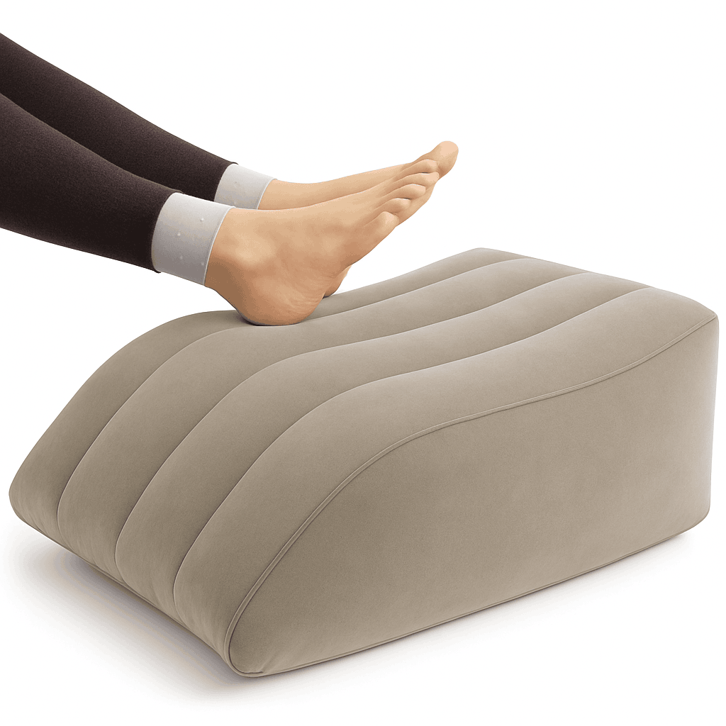 Inflatable Leg Cushion for Elevated Rest and Daily Comfort-Blue