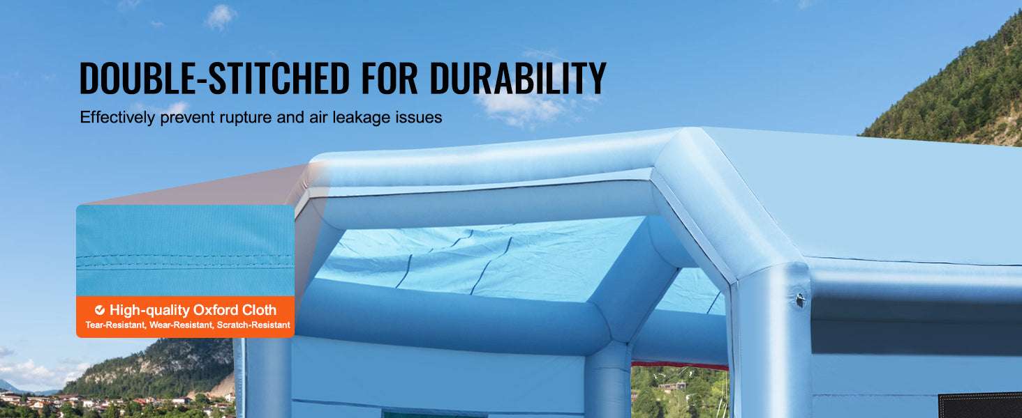 Inflatable Paint Booth with Dual Blowers & Air Filtration System-13ft x 10ft x 9ft / United States