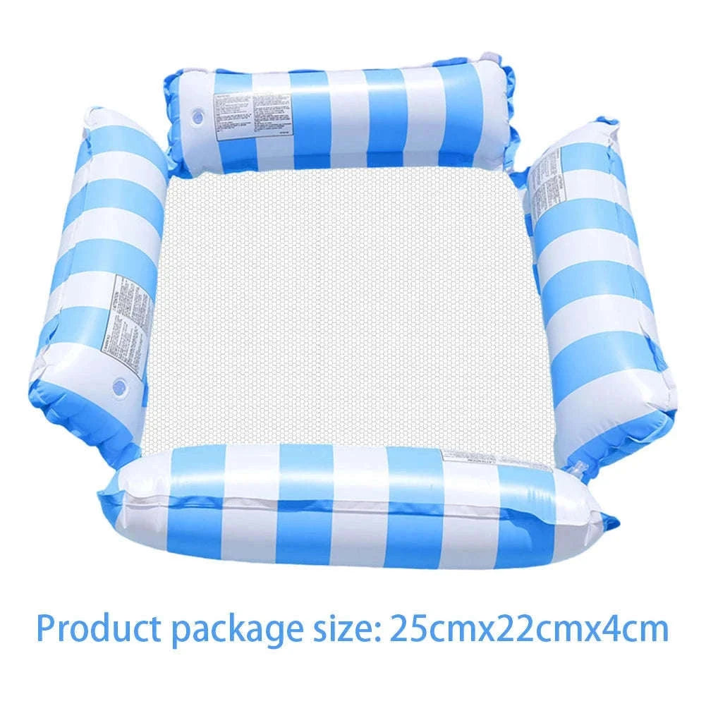 Inflatable Pool Float Lounger Chair with Arm and Backrest-8 / Germany