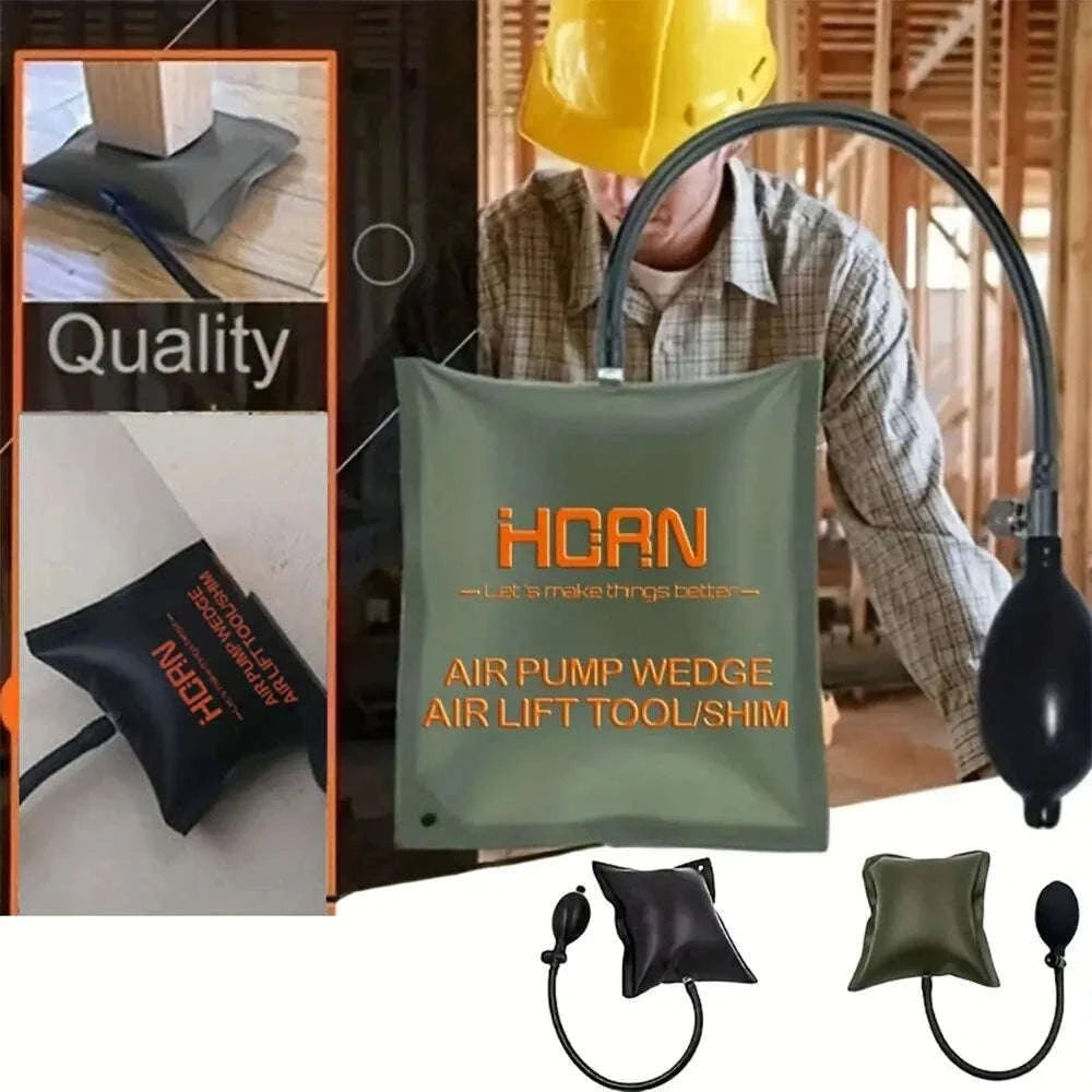 Inflatable Pump Wedge Air Bag for Door and Window Installation-Green-1PC / 1pc