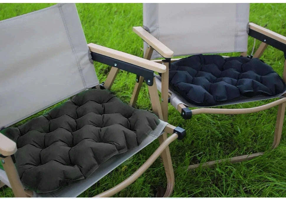 Inflatable Sitting Pad for Camping, Hiking and Backpacking-Black