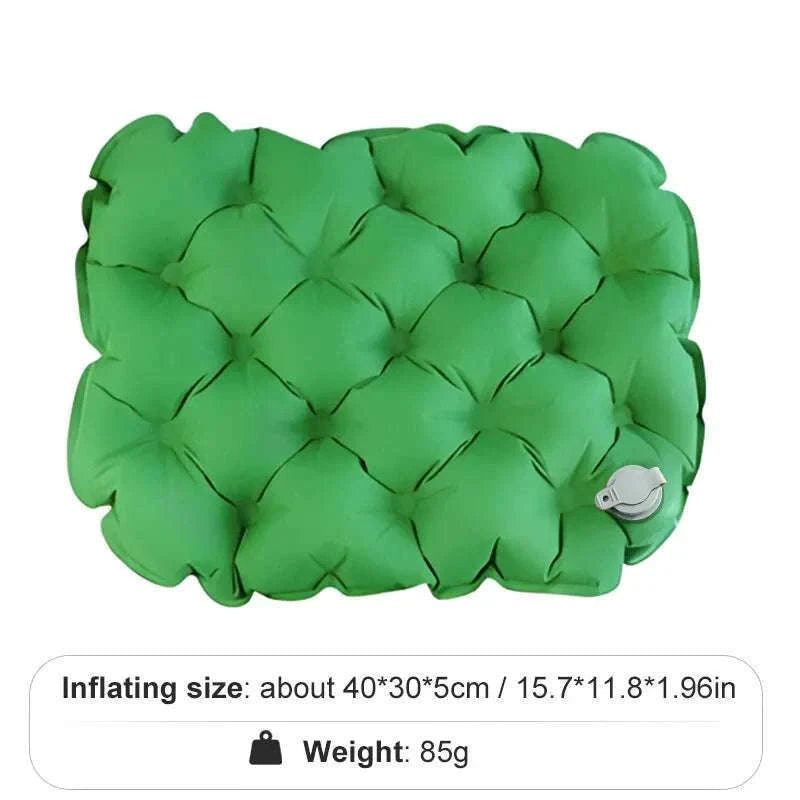 Inflatable Sitting Pad Ultralight Seat Cushion for Camping-Grey