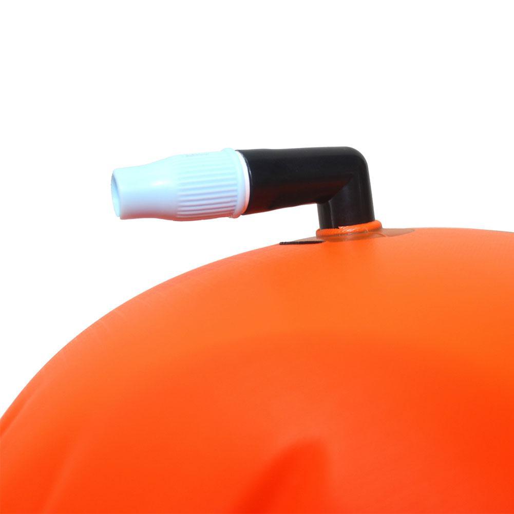 Inflatable Swim Buoy for Open Water Safety-orange