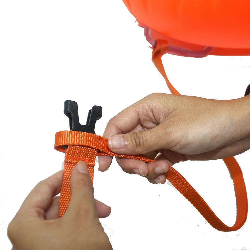 Inflatable Swim Buoy for Open Water Safety-orange