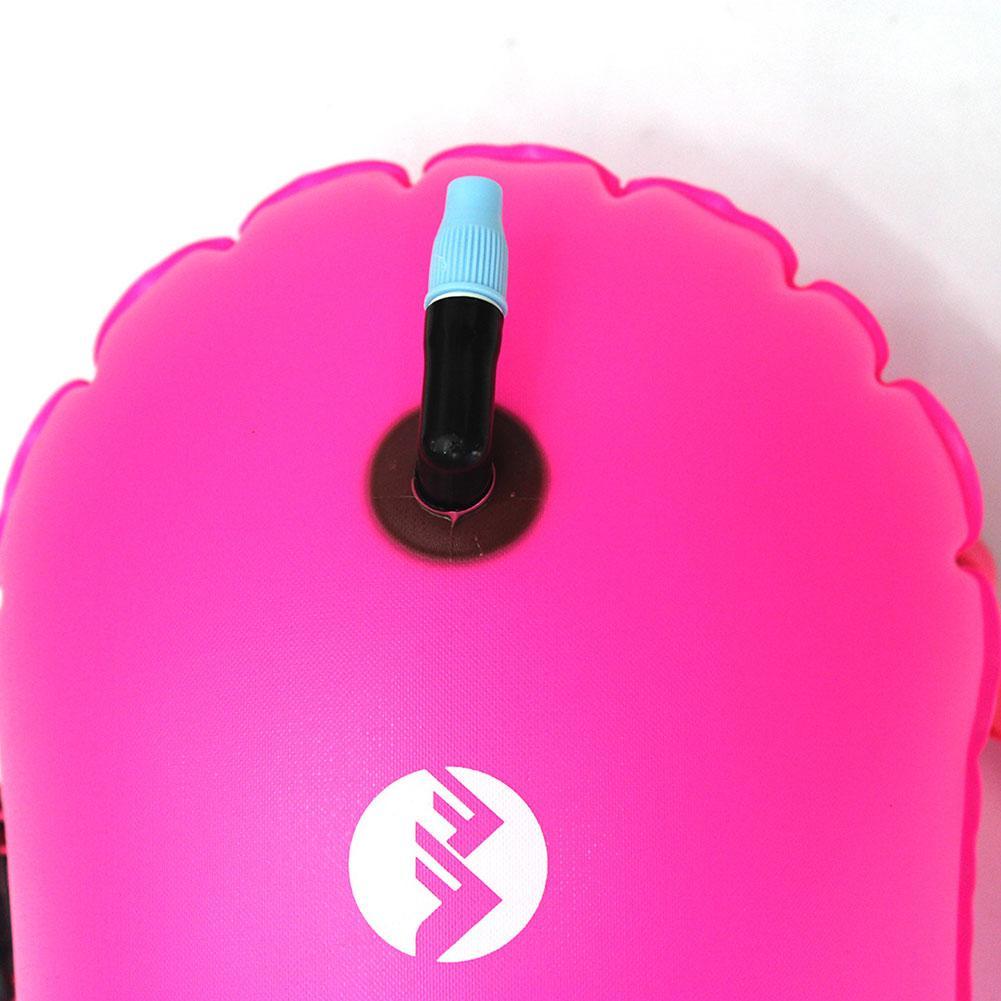 Inflatable Swim Buoy for Open Water Safety-orange