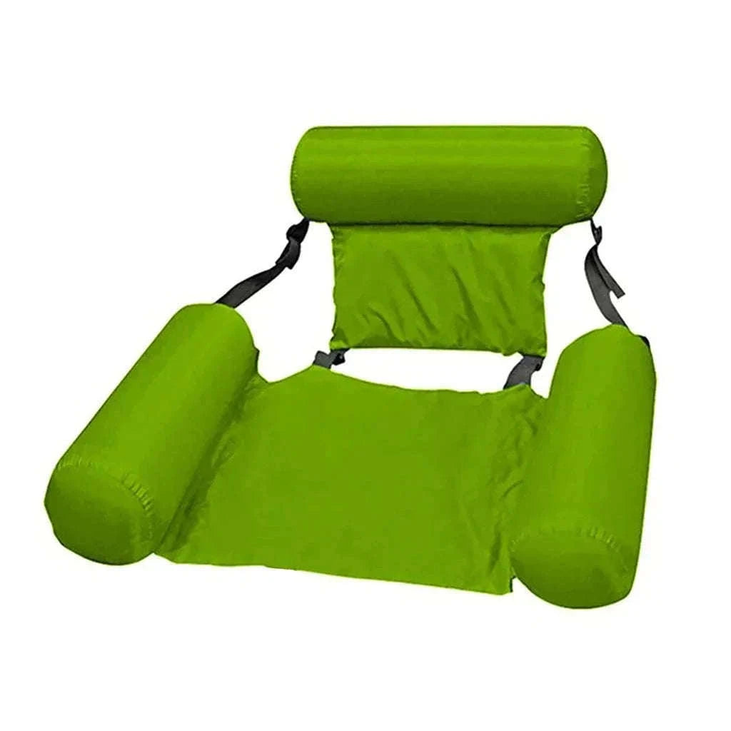 Inflatable Water Hammock Lounge Chair 100×120cm-Orange / China Mainland
