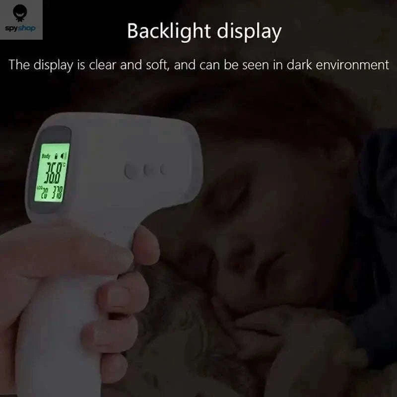 Infrared Digital Thermometer for Fast, Non-Contact Readings-Black