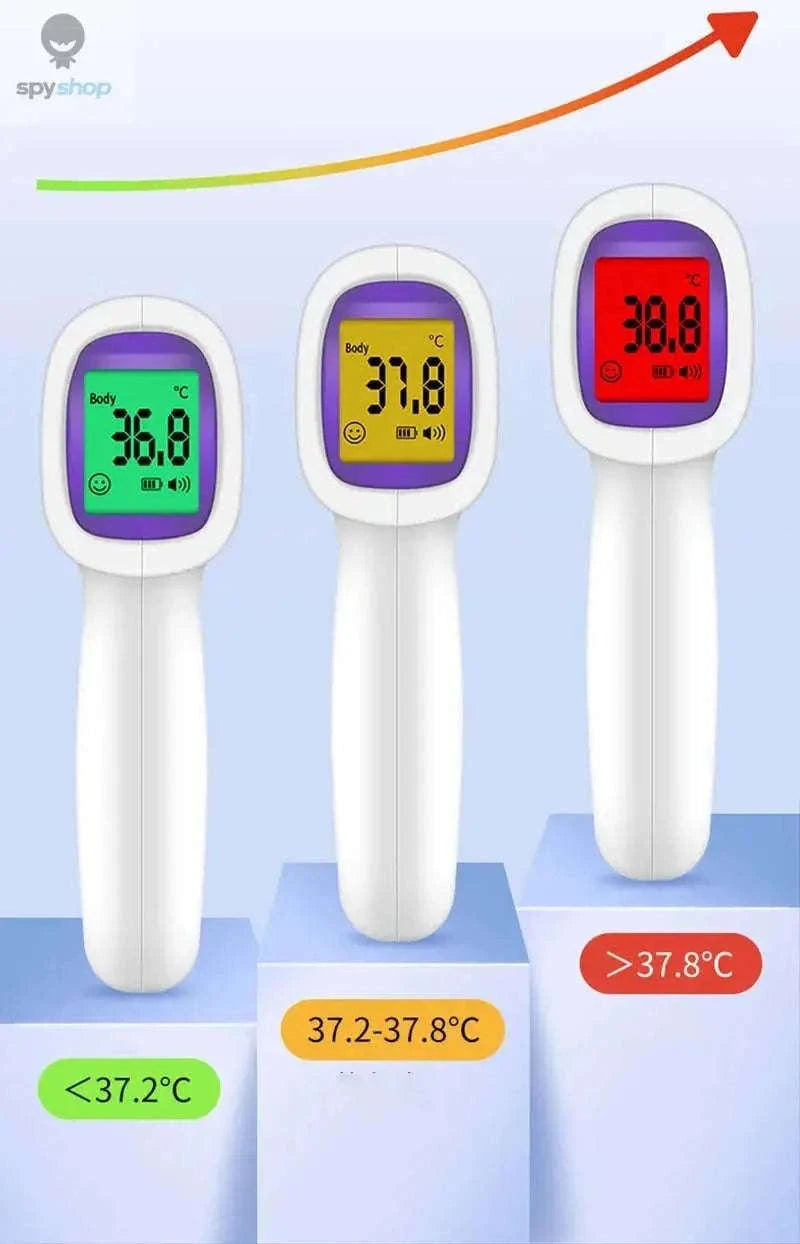 Infrared Digital Thermometer for Fast, Non-Contact Readings-Black