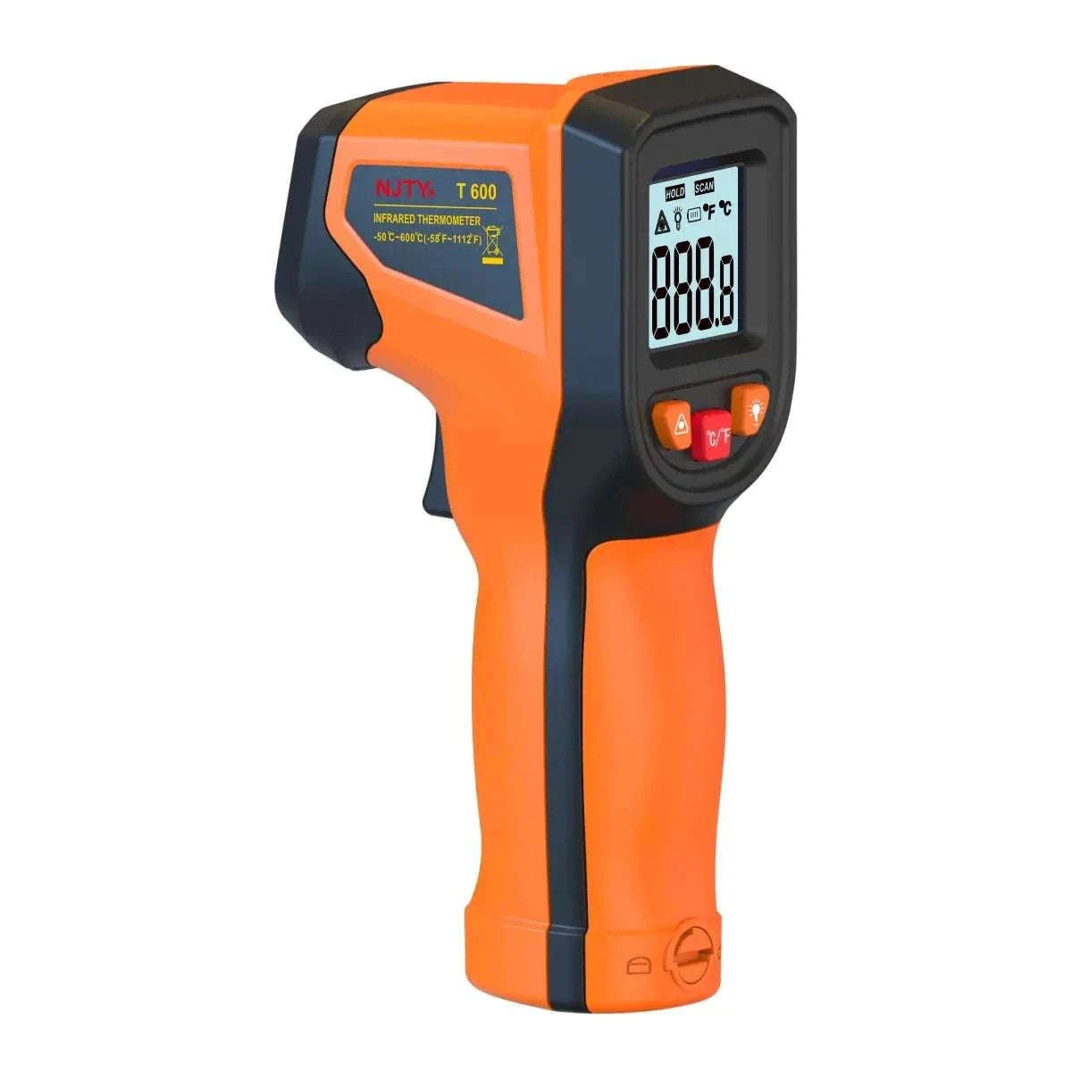 Infrared Laser Temperature Gun -50°C to 600°C Digital IR Thermometer-T600A