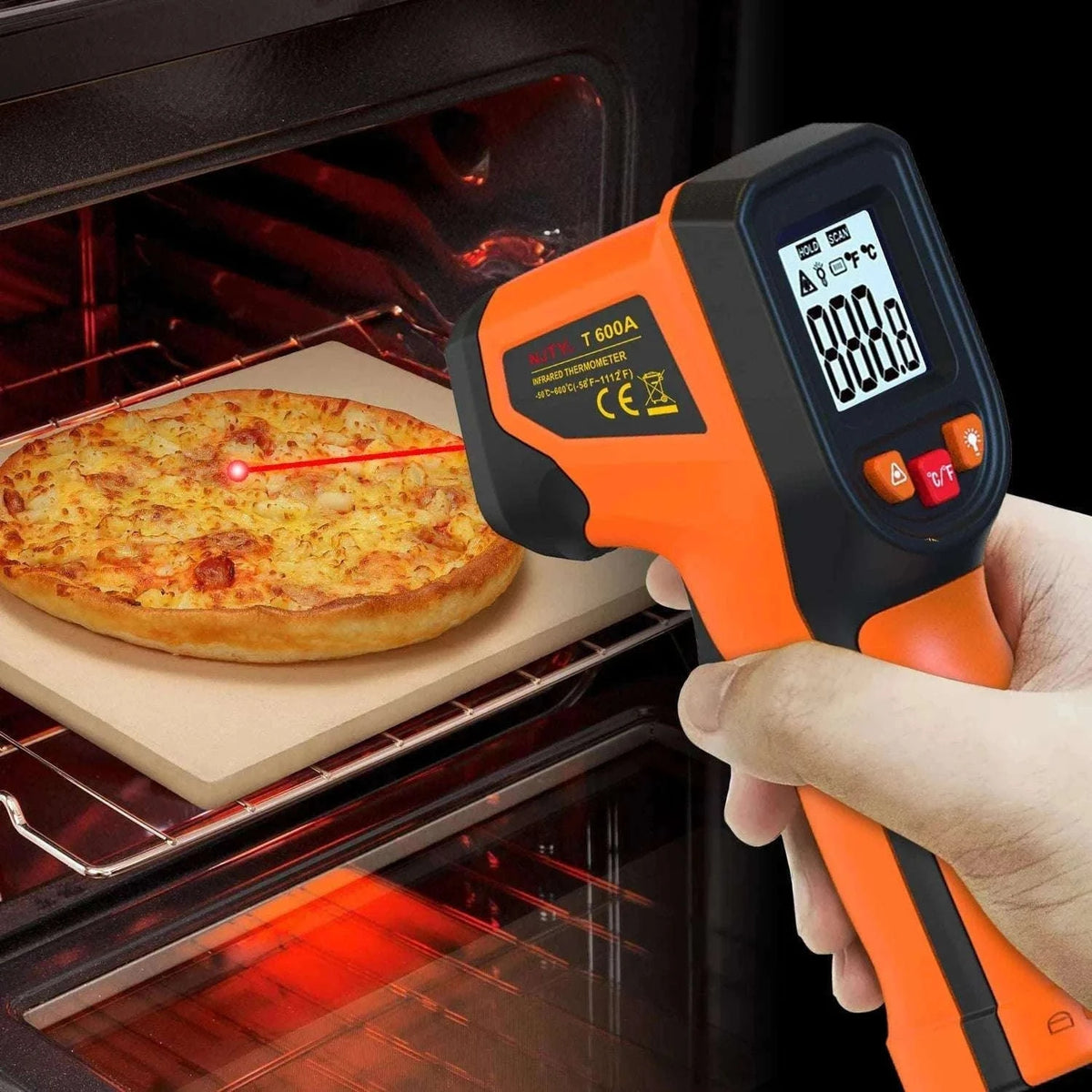 Infrared Laser Temperature Gun -50°C to 600°C Digital IR Thermometer-T600A
