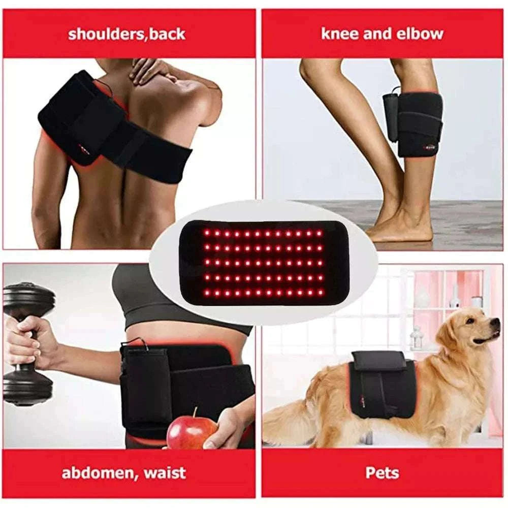 Infrared LED Light Therapy Heat Pad for Body, Face & Joints-