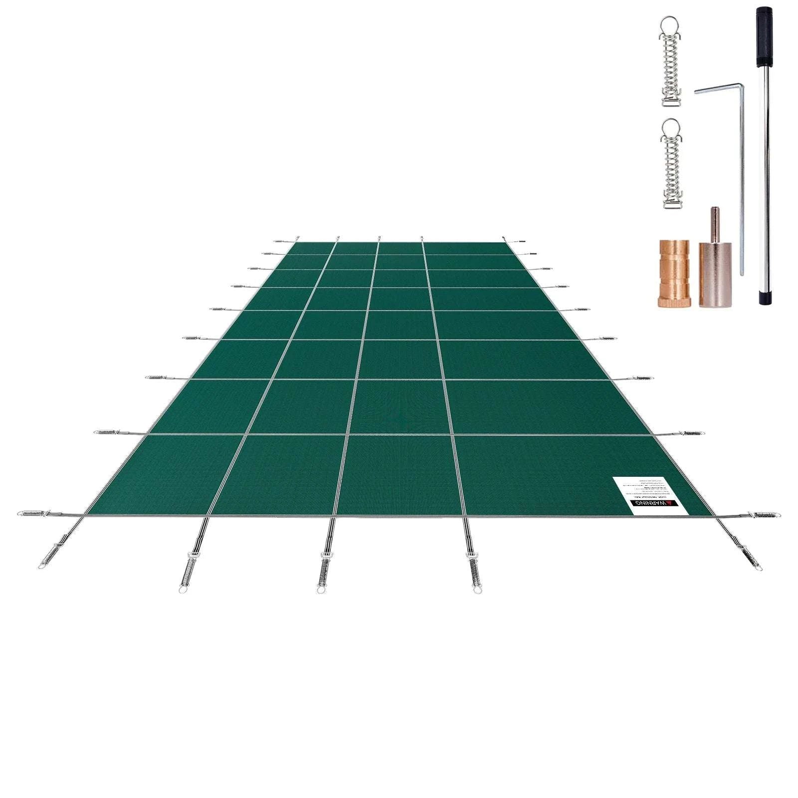 Inground Pool Safety Cover 16x28 ft Mesh Winter Protection-For 20x40ft Pool / france