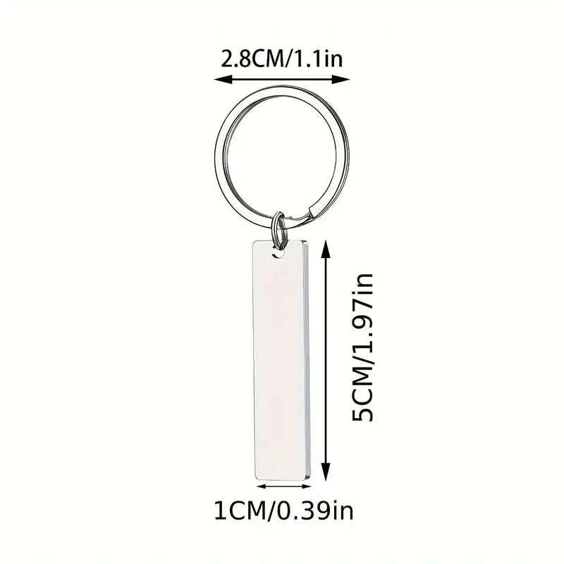 Inspirational Positive Energy Elephant Stainless Steel Keychain-MULTI