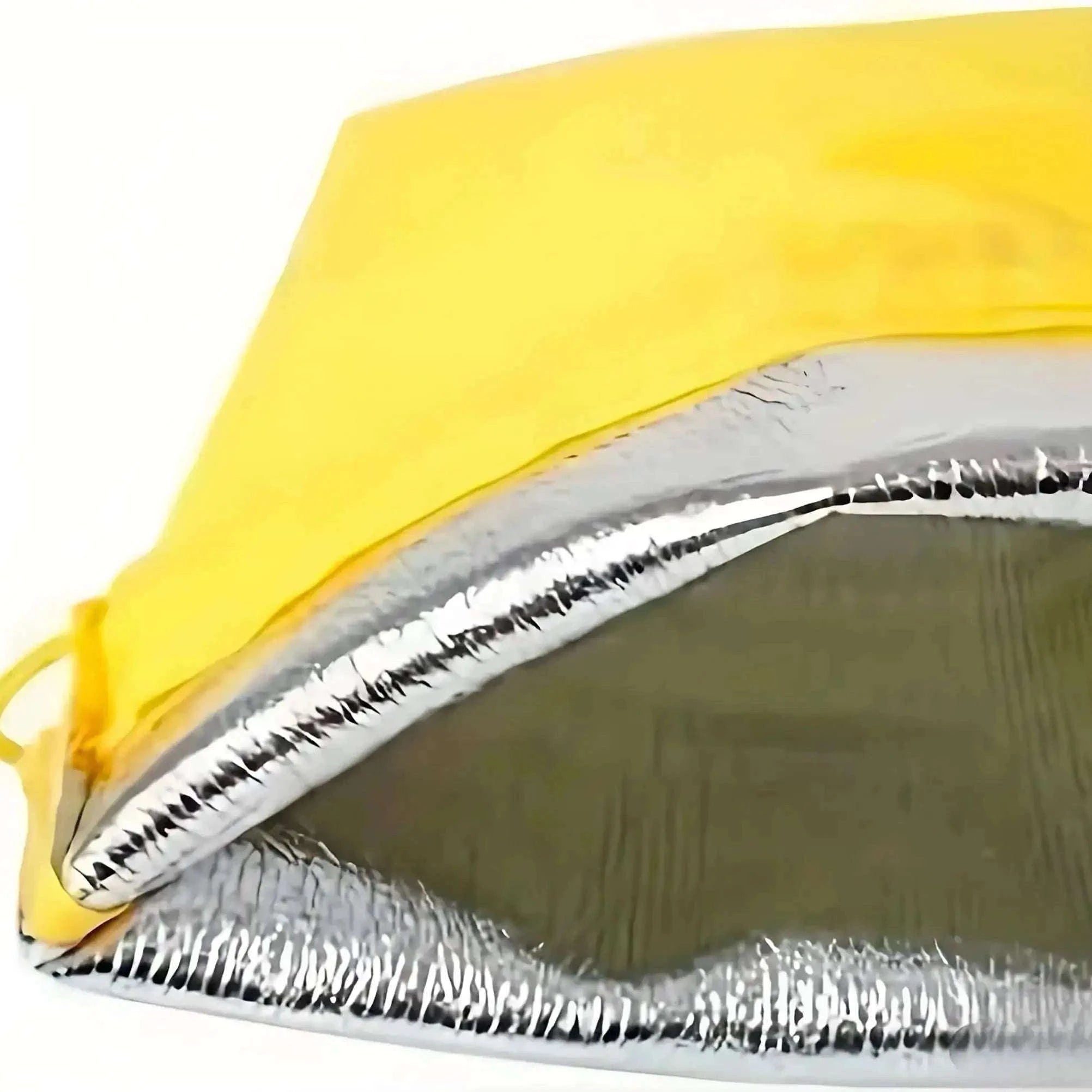 Insulated Banana Preserve Bag for Fresher Fruit on the Go-Yellow 1pc