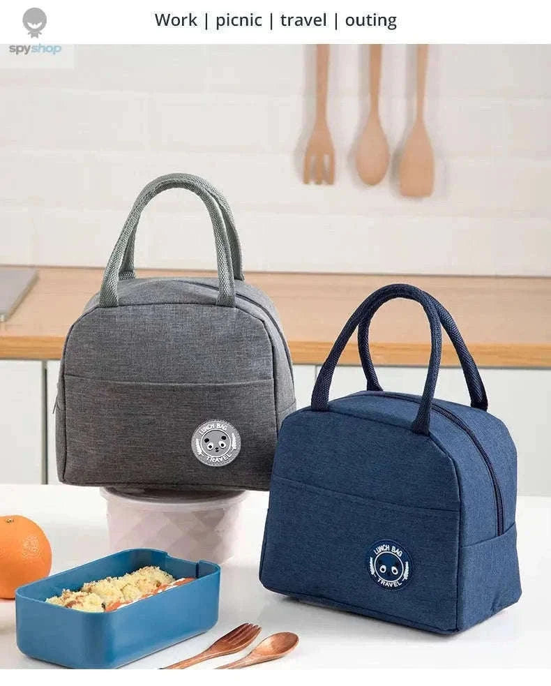 Insulated Lunch Bag for Fresh Meals on the Go-Black