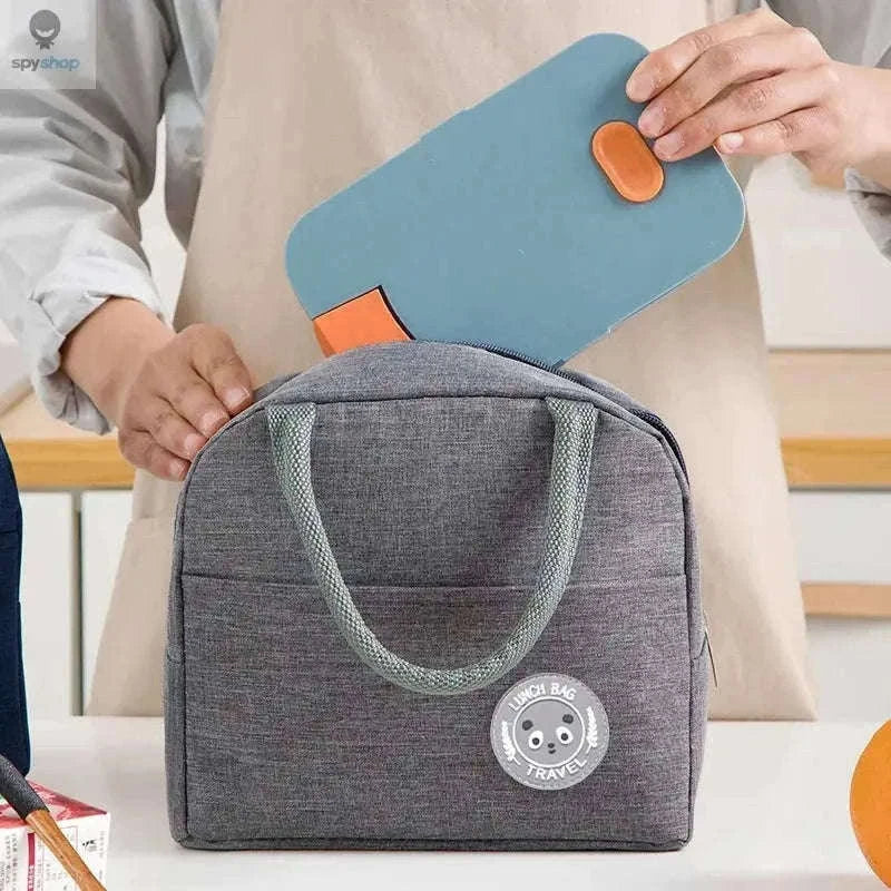 Insulated Lunch Bag for Fresh Meals on the Go-Black