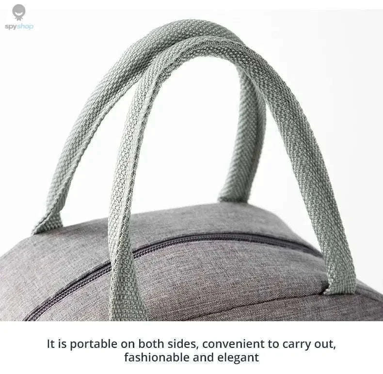 Insulated Lunch Bag for Fresh Meals on the Go-Black