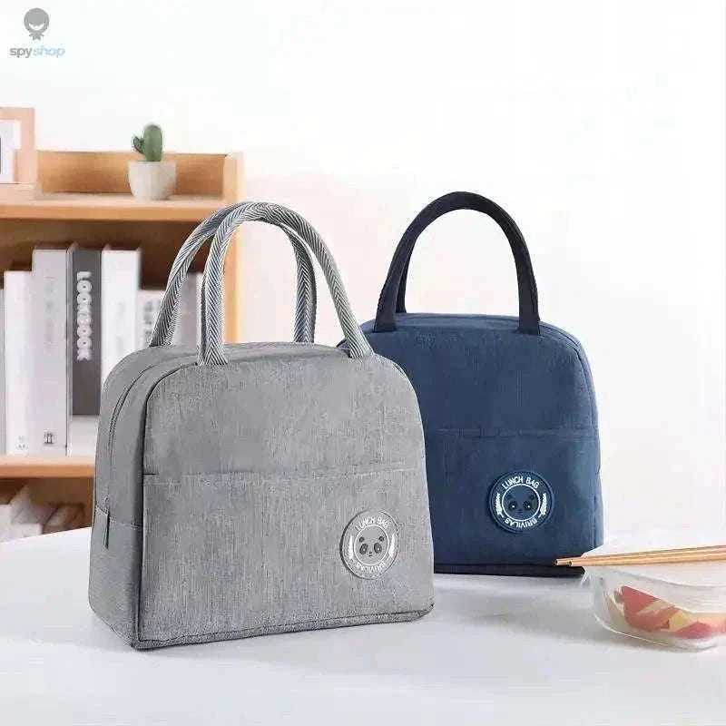 Insulated Lunch Bag for Fresh Meals on the Go-Black