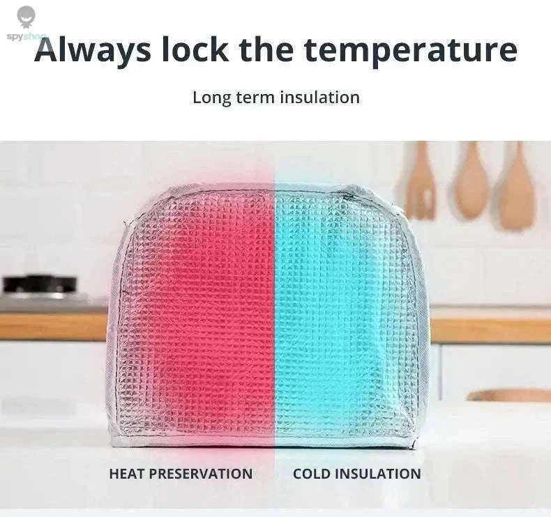 Insulated Lunch Bag for Fresh Meals on the Go-Black